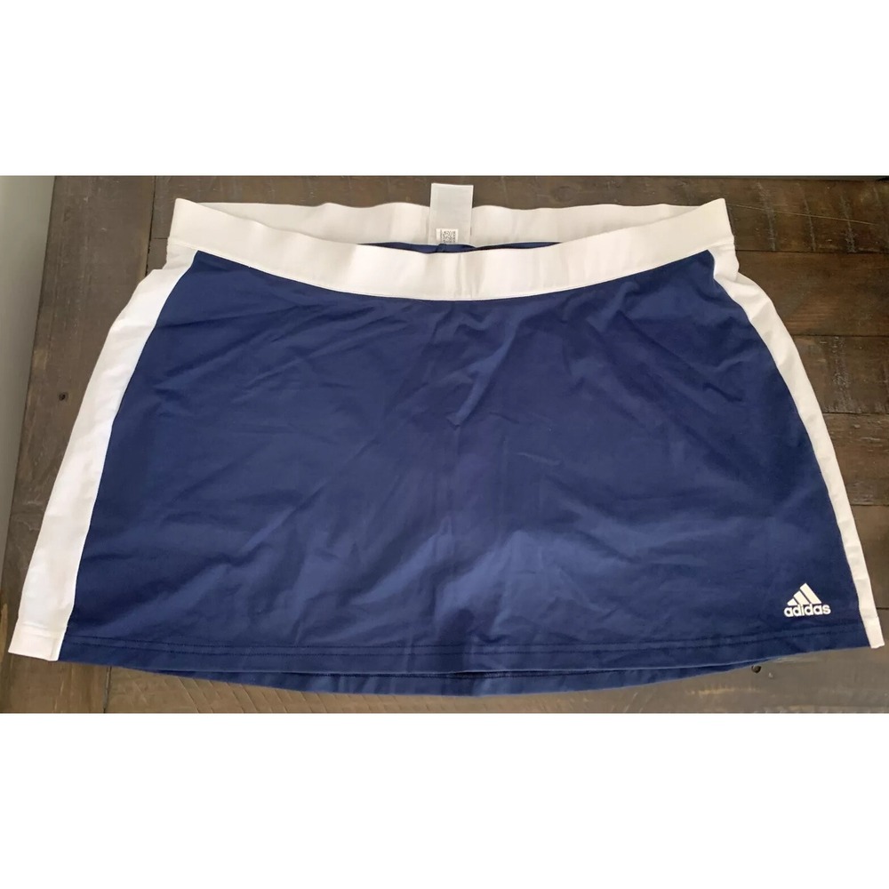 ADIDAS Women's CLIMALITE Tennis/Golf SKORT ~ Size XL ~ Navy Blue~ (M14) 0181